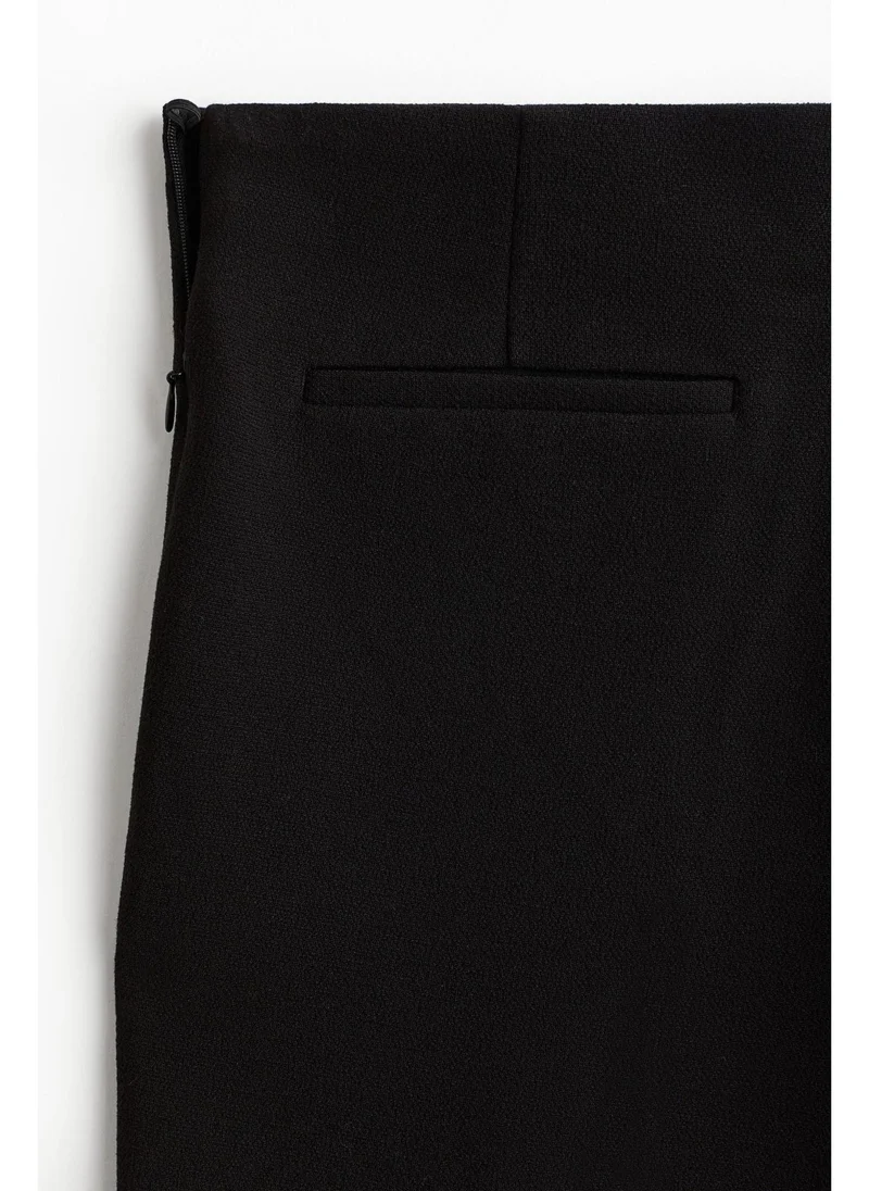 اتش اند ام Flared crease-leg trousers