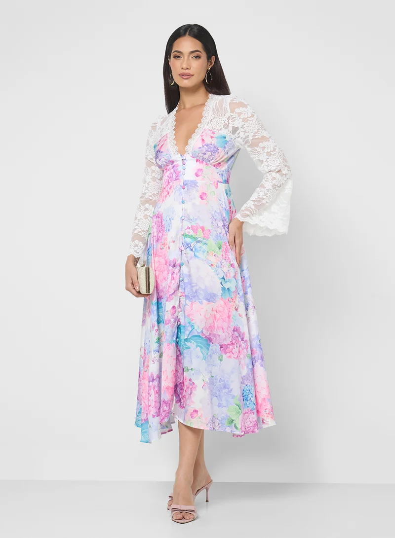 ELLA Floral Print Dress