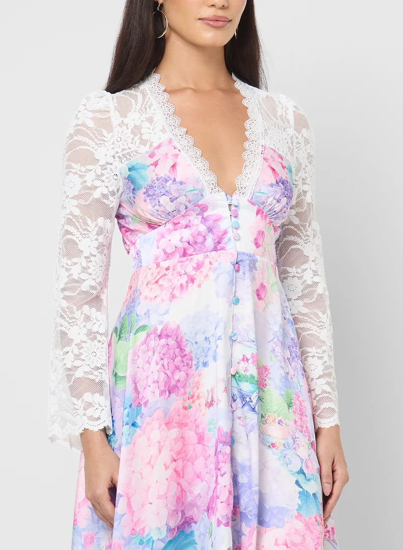 ELLA Floral Print Dress