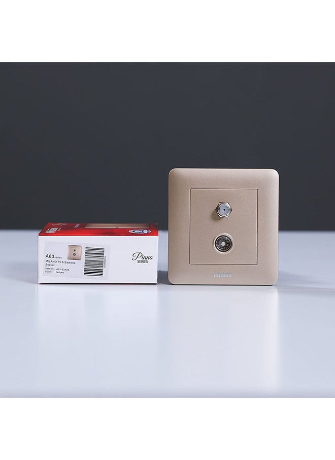 DANUBE HOME Danube Home - Milano Tv & Satellite Socket Gd Ps  - Image 5
