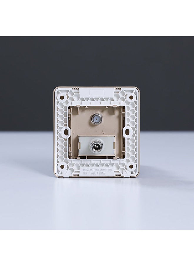 DANUBE HOME Danube Home - Milano Tv & Satellite Socket Gd Ps  - Image 3