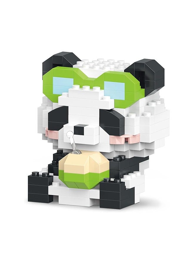 Panda Micro Building Bricks Kits, Cute Panda Mini Building Blocks Set, Colorful Panda Toy Educational Creative Model Building, for Girls and Boys Age 6-14, Gift for Christmas, Birthday  - Image 1