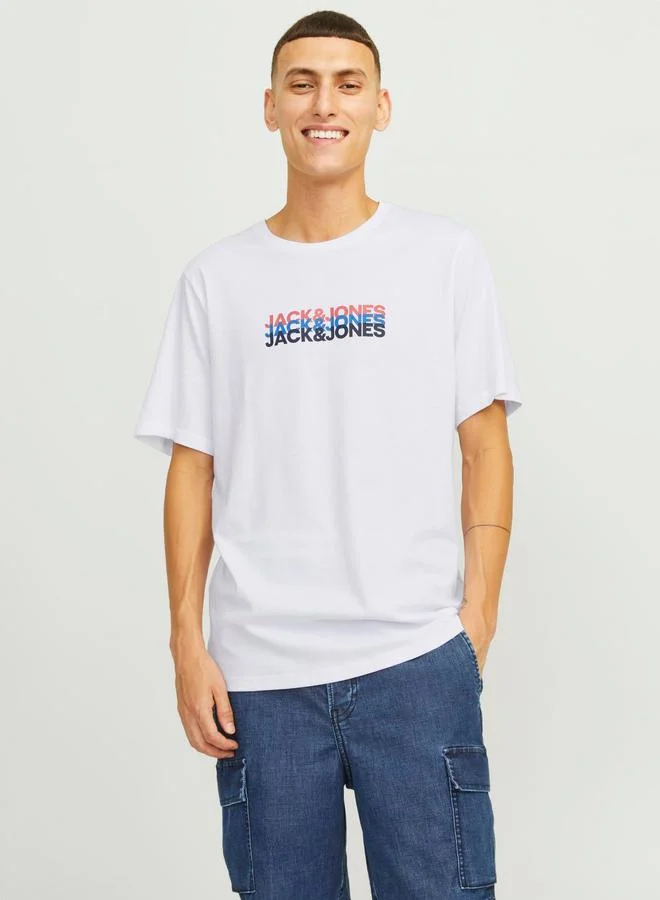 JACK & JONES Cyber Crew Neck Regular Fit T-Shirt