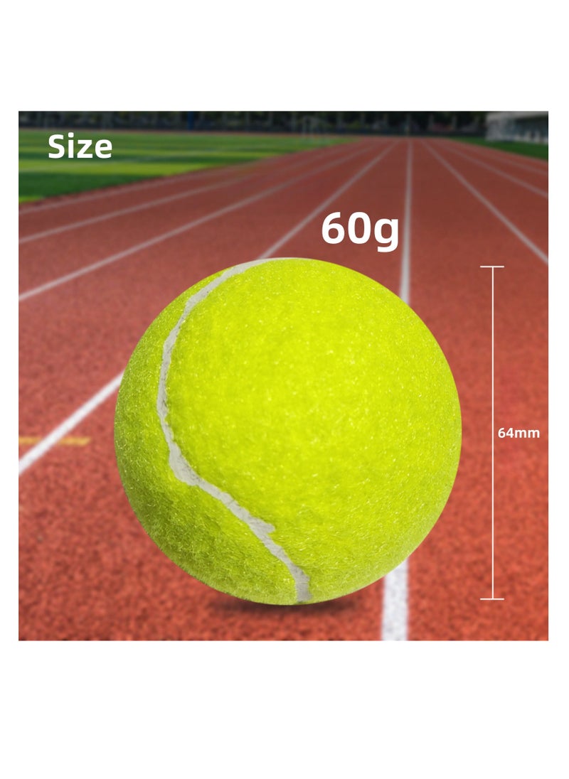 NOVOLAN - NOVOLAN Tennis Trainer String Rebound Balls Refill, 6 Pack of String Balls for Single Player Rebound Training, 1.3m High Elastic Fitness Rebound Tennis Balls, 64mm Diameter, 60g for Enhanced Practice - Image 1