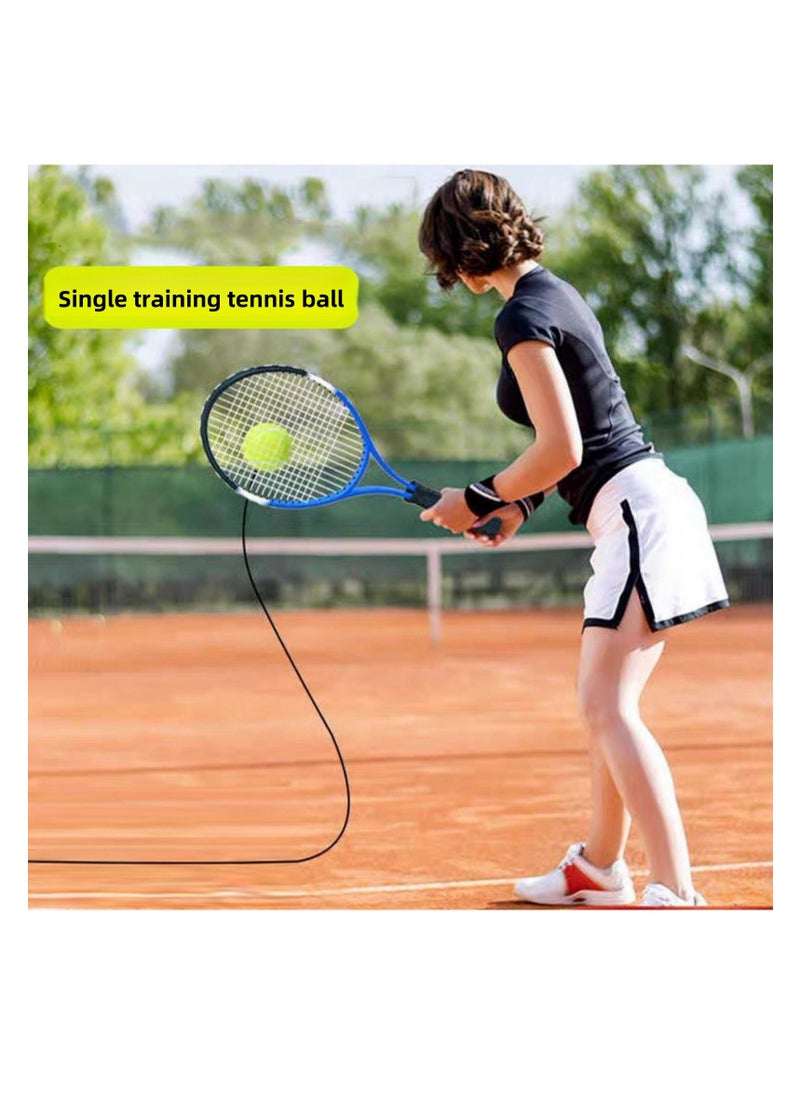 NOVOLAN - NOVOLAN Tennis Trainer String Rebound Balls Refill, 6 Pack of String Balls for Single Player Rebound Training, 1.3m High Elastic Fitness Rebound Tennis Balls, 64mm Diameter, 60g for Enhanced Practice - Image 1