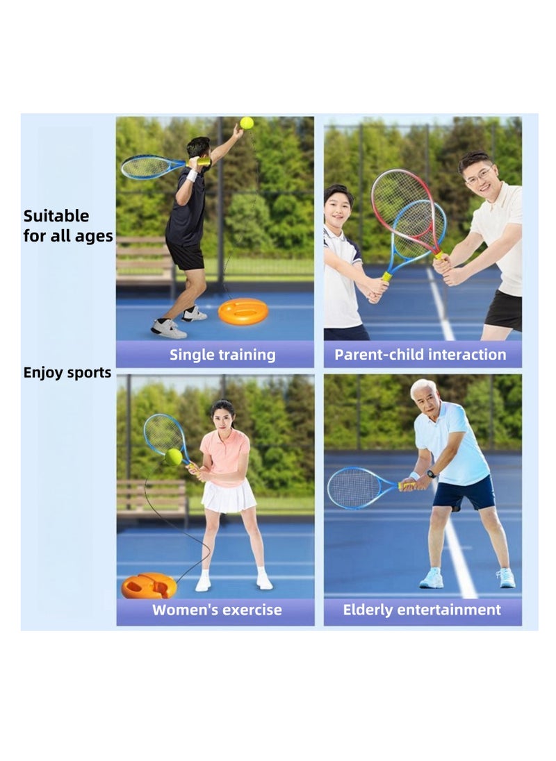 NOVOLAN - NOVOLAN Tennis Trainer String Rebound Balls Refill, 6 Pack of String Balls for Single Player Rebound Training, 1.3m High Elastic Fitness Rebound Tennis Balls, 64mm Diameter, 60g for Enhanced Practice - Image 1