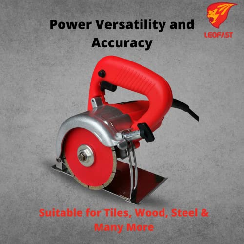LEOFAST Professional Cutter For Marble/Tile/Wood, 110Mm, 1150 Watts, 13000 Rpm (Red), Corded-Electric - Image 5