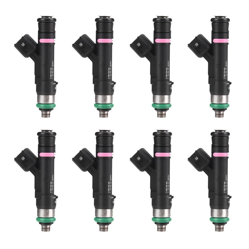 BLPextrm Fuel Injectors Fits for Ford Expedition 20072008 for Lincoln Navigator 20072008 54L V8 Replace FJ1008 0280158140 4Holes Set of 8 - Image 2