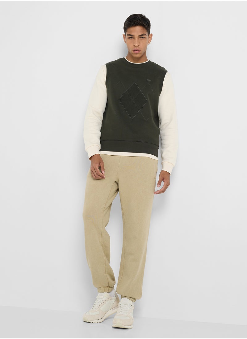 LACOSTE - Graphic Sweatpants - Image 1
