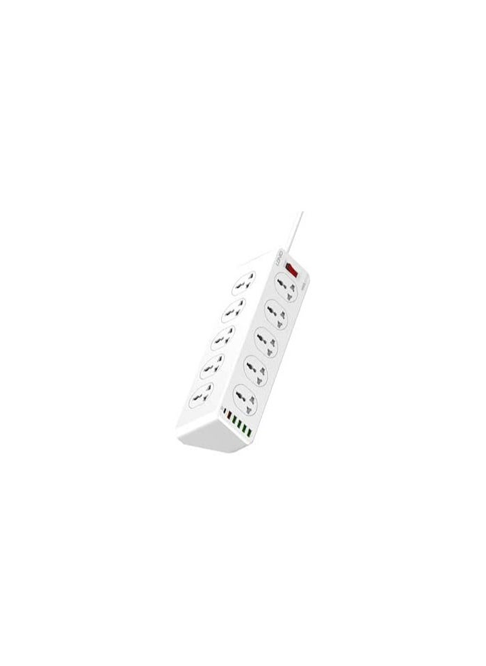 LDNIO - LDNIO SC10610 2500W 10 SOCKETS with 5 USB Ports and 1 TYPE-C PD PORT, DESKTOP EXTENSION HOME CHARGER with 2M EU POWER CORD - Image 1