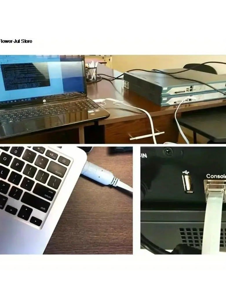 Green Tiger USB Console Cable, USB to RJ45 Cable for Cisco, Huawei, H3C, ZTH Routers, Professional Switchs, Access points - Image 5