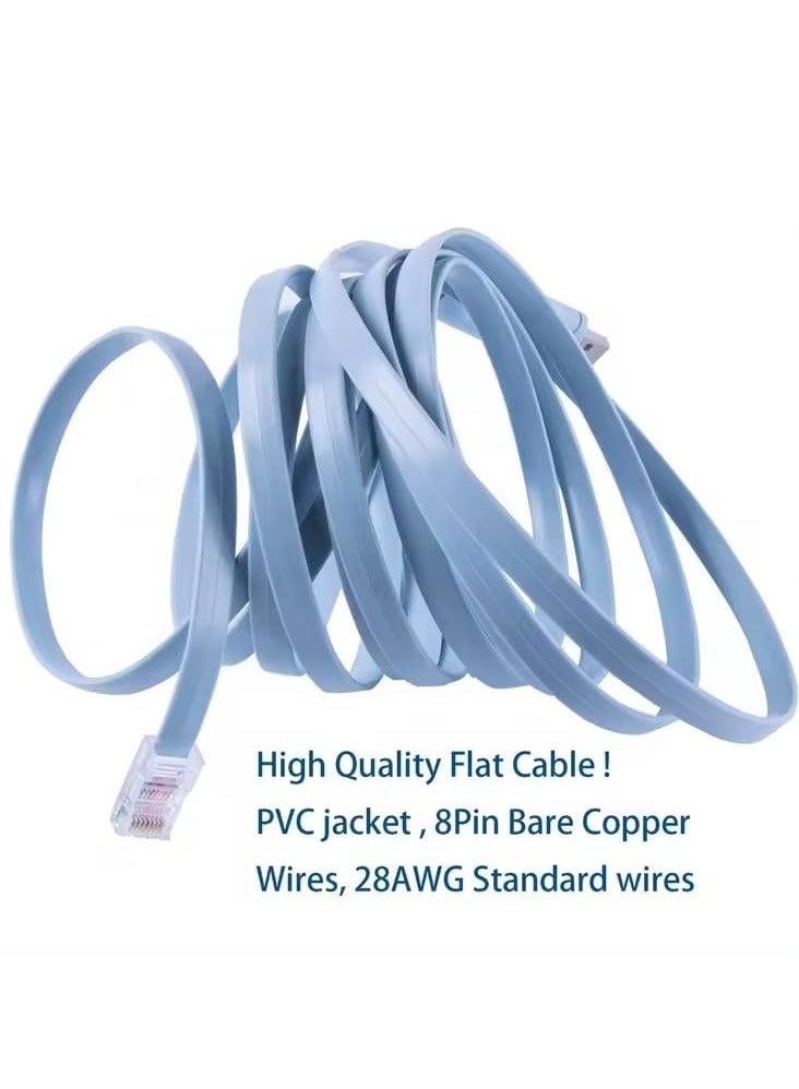 Green Tiger USB Console Cable, USB to RJ45 Cable for Cisco, Huawei, H3C, ZTH Routers, Professional Switchs, Access points - Image 2