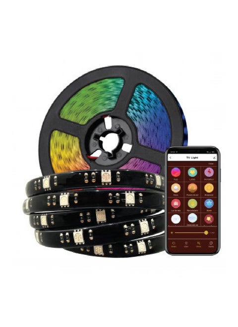 muvit iO USB TV LED Ambient Strip Light with Light & Sound Sensor WiFi