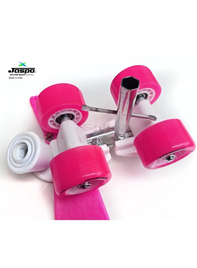 Jaspo Jaspo Insane For Girls Adjustable Roller Skates Suitable For Age Group (Upto 5 Years) (Junior Insane Girls) Color-Pink - Speed Wheel - Image 4