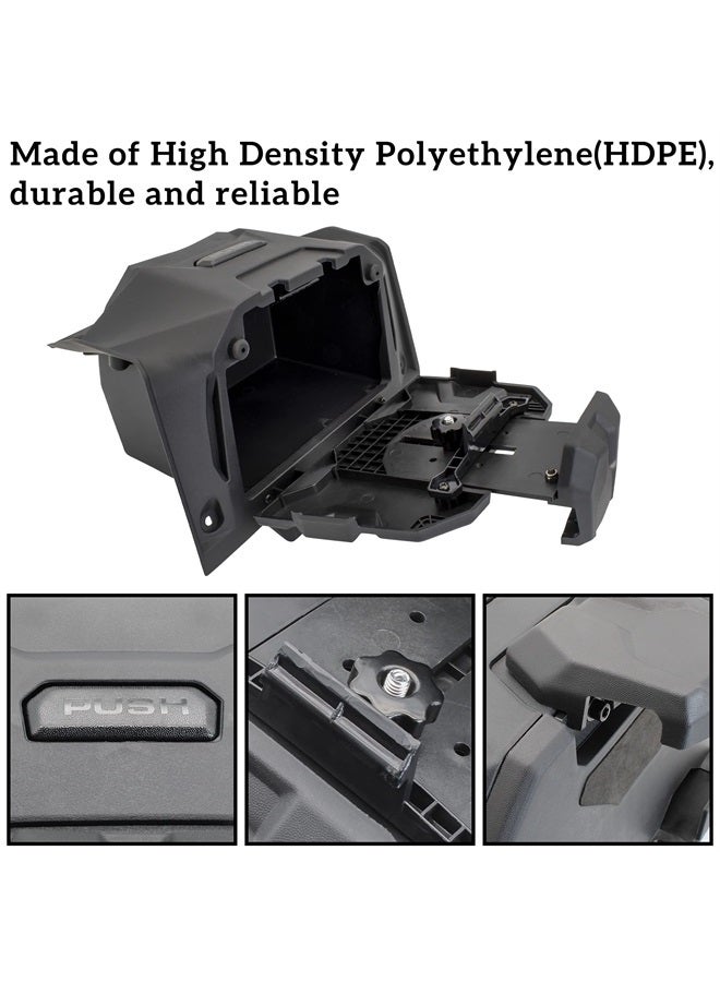 SAUTVS Electronic Device Holder with Storage Box Organizer Tray, Sporty Phone Tablet GPS Holder Mounts for Polaris RZR XP 1000 XP4 Turbo 2019-2023 Accessories - Image 1