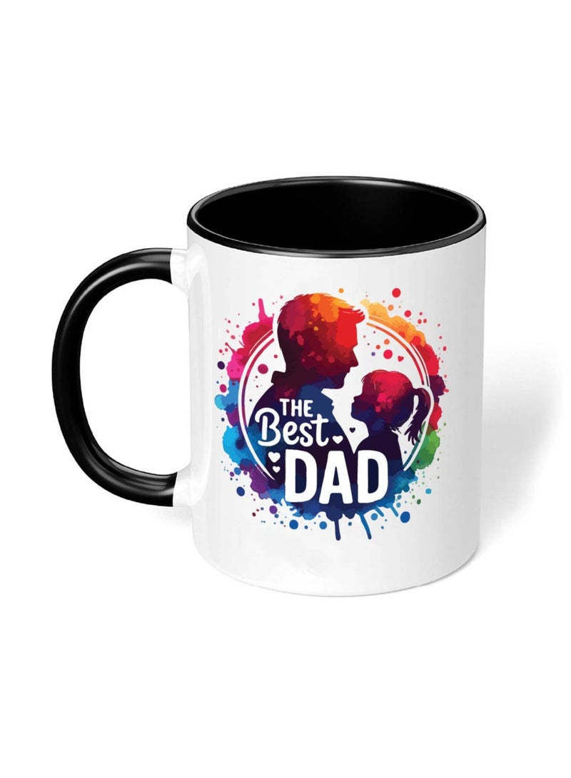 PRINTSHOP4ME Fathers Day Coffee Mug - Dad’s Birthday Gifts from Daughter Son - Gifts for Dad - Dad’s Black Ceramic Coffee Mug - Dad Gifts - Dad Appreciation Gifts - Gift for Daddy  - Image 1