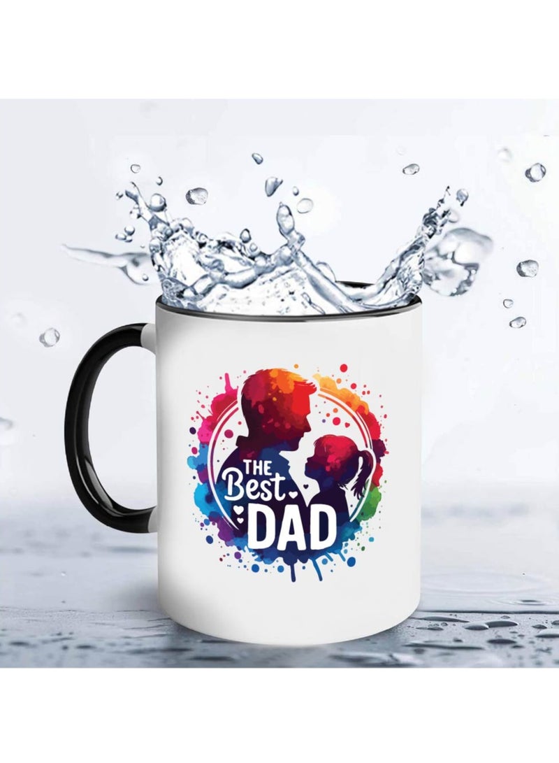 PRINTSHOP4ME Fathers Day Coffee Mug - Dad’s Birthday Gifts from Daughter Son - Gifts for Dad - Dad’s Black Ceramic Coffee Mug - Dad Gifts - Dad Appreciation Gifts - Gift for Daddy  - Image 4
