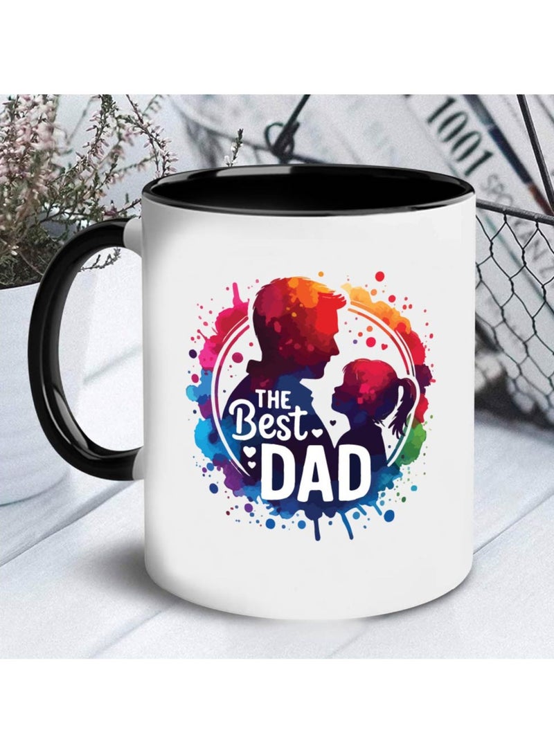 PRINTSHOP4ME Fathers Day Coffee Mug - Dad’s Birthday Gifts from Daughter Son - Gifts for Dad - Dad’s Black Ceramic Coffee Mug - Dad Gifts - Dad Appreciation Gifts - Gift for Daddy  - Image 3