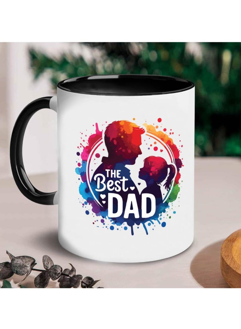 PRINTSHOP4ME Fathers Day Coffee Mug - Dad’s Birthday Gifts from Daughter Son - Gifts for Dad - Dad’s Black Ceramic Coffee Mug - Dad Gifts - Dad Appreciation Gifts - Gift for Daddy  - Image 5