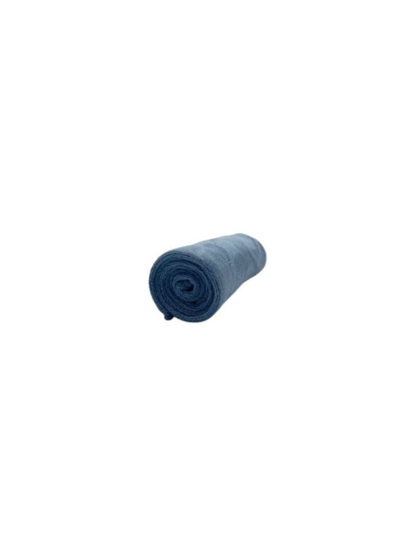 BYFT Spring (Blue) Microfiber Gym Towel (50 x 100 Cm-Set of 1 Pc) Highly absorbent and Quick Dry Bath linen-450 Gsm  - Image 1