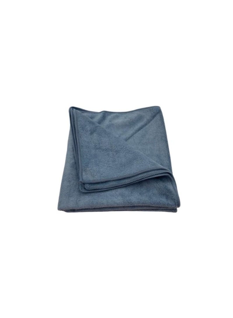 BYFT Spring (Blue) Microfiber Gym Towel (50 x 100 Cm-Set of 1 Pc) Highly absorbent and Quick Dry Bath linen-450 Gsm  - Image 3