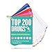 Top 200 Drugs Quick Reference Flash Cards 2025 Rapid Review of Pharmacology Essentials for Nursing Students Pharmacy Tech Paramedics ColorCoded Drug Guide - Image 4