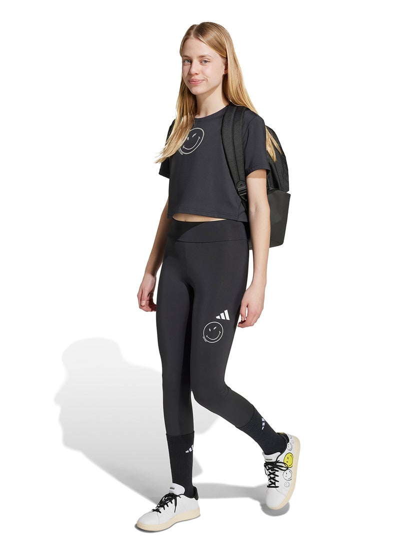 Adidas Youth Smileyworld Training Leggings - Image 5