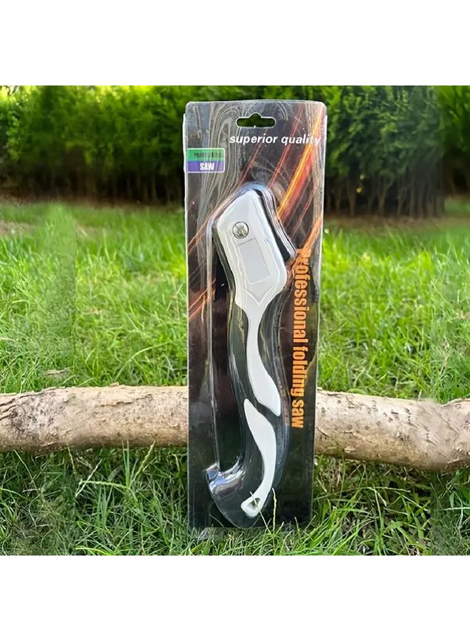 300mm Heavy Duty Folding Hand Saw for Camping Woodworking Outdoor Portable - Image 2