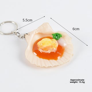 Realistic Seafood BBQ Toy Magnets  KeychainsScallops with Garlic Sauce-Keychain Scallops with Garlic Sauce-Keychain - pzsku/ZCE2F4D3223A8AAACFD92Z/45/1746230067/05e4005c-1d9f-4298-b5c8-c5a83a60ade9