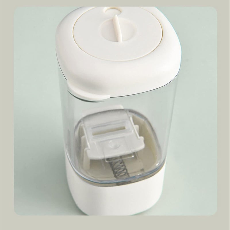 Adjustable Spice Dispenser with Measuring Control Dial Transparent Salt and Pepper Shaker Easy Pour Seasoning Container Ergonomic Kitchen Tool for Accurate Cooking - Image 2