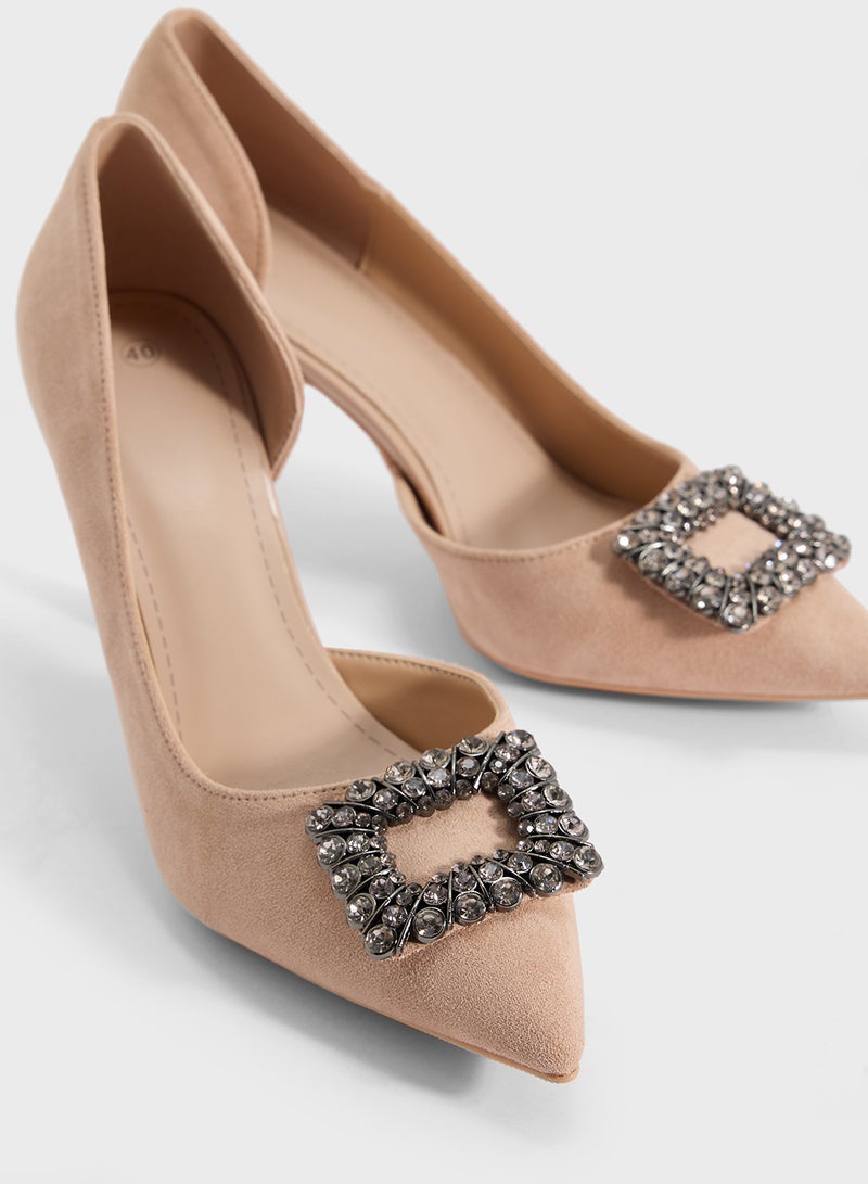 ELLA Embellished Ladies Pump  - Image 4