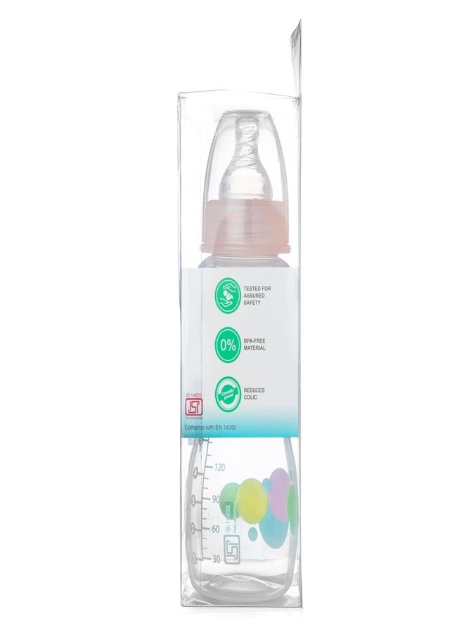 Bubbles Anti-Colic Slim/Regular Neck Essential Baby Feeding Bottle, 250ml (Pack of 2), New Born/Infants/Toddler Upto 3 Years, with an Extra Nipple (Pink) - Image 4