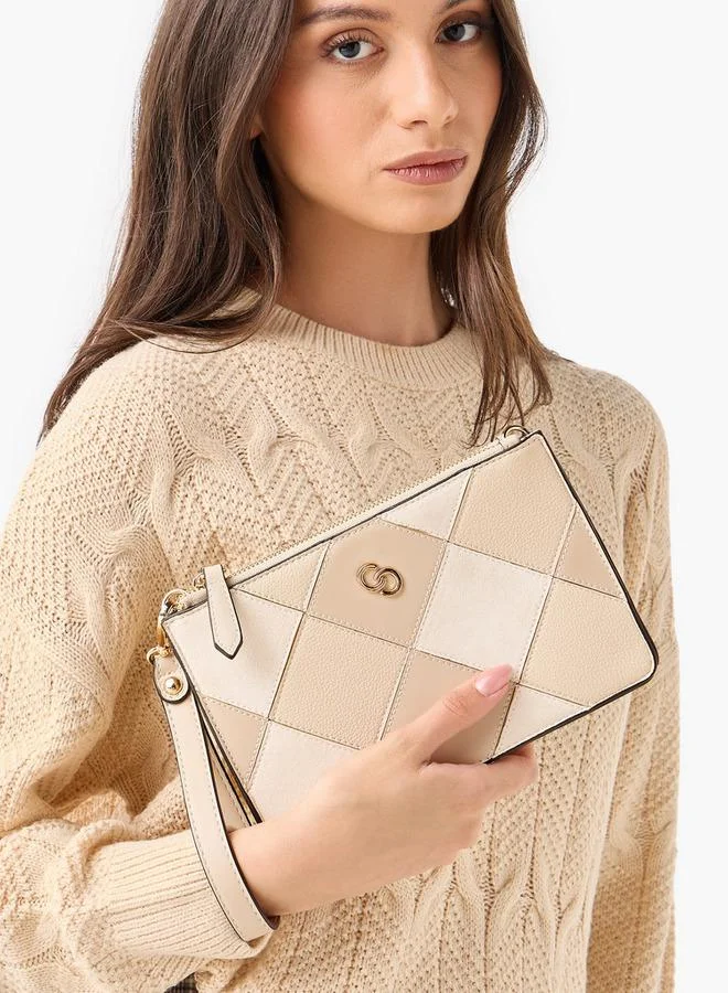 Celeste Quilted Crossbody Bag with Zip Closure