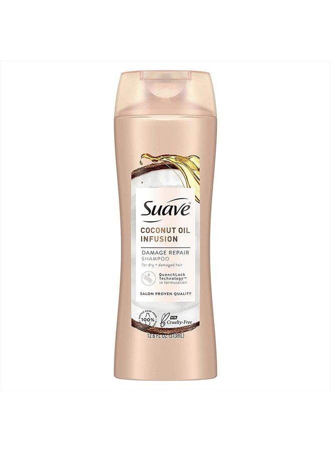Suave Professionals Coconut Oil Infusion Damage Repair Shampoo 12.6 oz  - Image 1