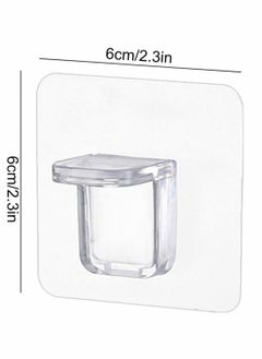 Y&D Punch Free Shelf Support Peg, 30 pcs Self Adhesive Shelves Clips for Kitchen Cabinet, Book Shelves, Strong Partition Holders Pin, Pin Closet, Brackets Clapboard Layer  - Image 4