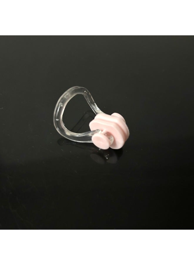 Generic Nose Clip Swimming Nose Clip Breath Clip Swimming Supplies Waterproof Nose Clip Sports Wading Equipment-Color:Jelly Powder - Image 5