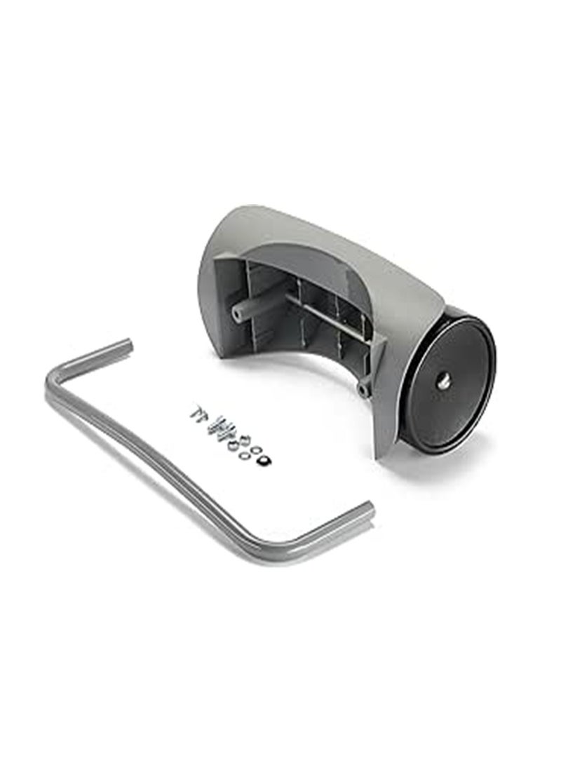 Hailo Hailo ProfiLine WSB 120 Mobile Wheelset and Handle, Accessory Kit for Hailo Waste Bins, For Easy Transport of Recycling or Trash Bins, Made in Germany - HLO-0912-070  - Image 1