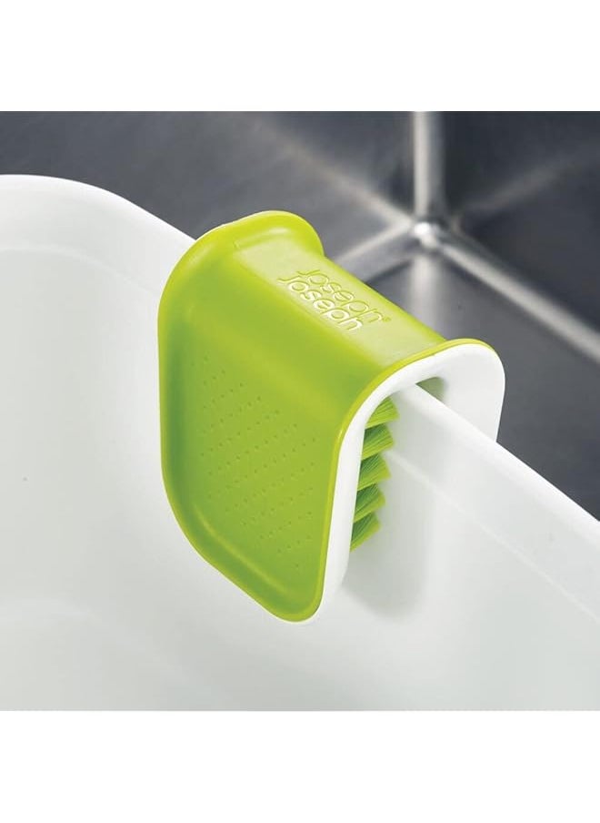 Joseph Joseph Bladebrush Knife And Cutlery Cleaner Brush Bristle Scrub Kitchen Washing Non Slip One Size Green  - Image 3