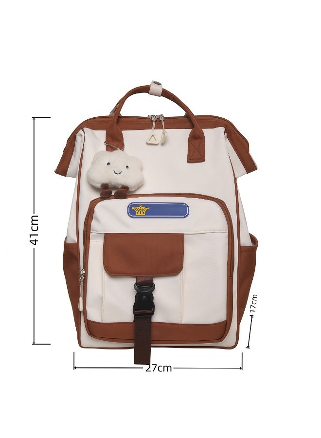 جاك سيركل حقيبة ظهر للكمبيوتر المحمول مع جيب حامل بهلوان عملاق، محفظة ظهر للعمل أثناء السفر، حقيبة مدرسية مضادة للماء، حقيبة كتب جامعية لطيفة كاجوال، حقيبة كتب جامعية كاجوال للأعمال، حقيبة ظهر للكمبيوتر للسفر والممرضات والمدرسين - Image 2