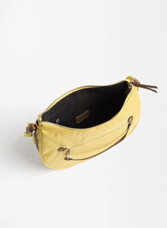 PARFOIS NYLON HOBO CROSSBODY BAG
