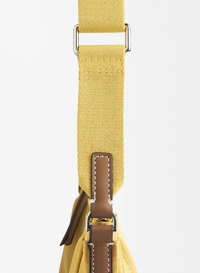 PARFOIS NYLON HOBO CROSSBODY BAG