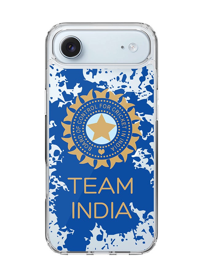 Stylizedd Classic Clear MagSafe Case for iPhone 17 Air , Hybrid Soft Case Flexible Edges Anti Drop TPU PC Gel Thin Transparent Cover [ Designed for iPhone 17 Air ] - Team India