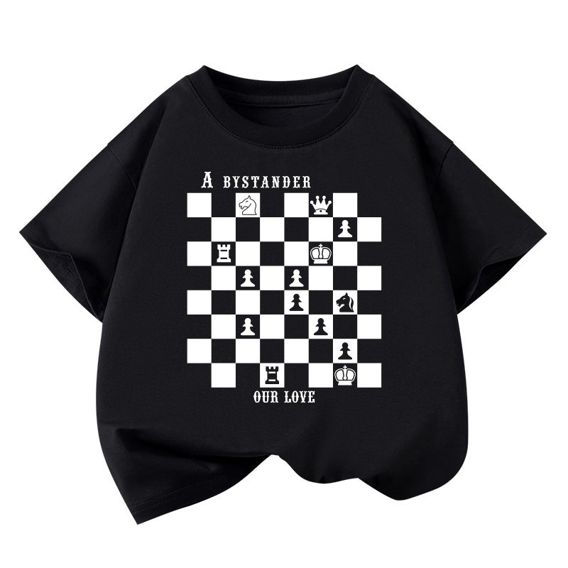Trendy Children'S Clothing Boys Short Sleeve T-Shirt Cotton New Summer Girls Plaid Half Sleeve Shirt Children'S Fashion Top - Image 5
