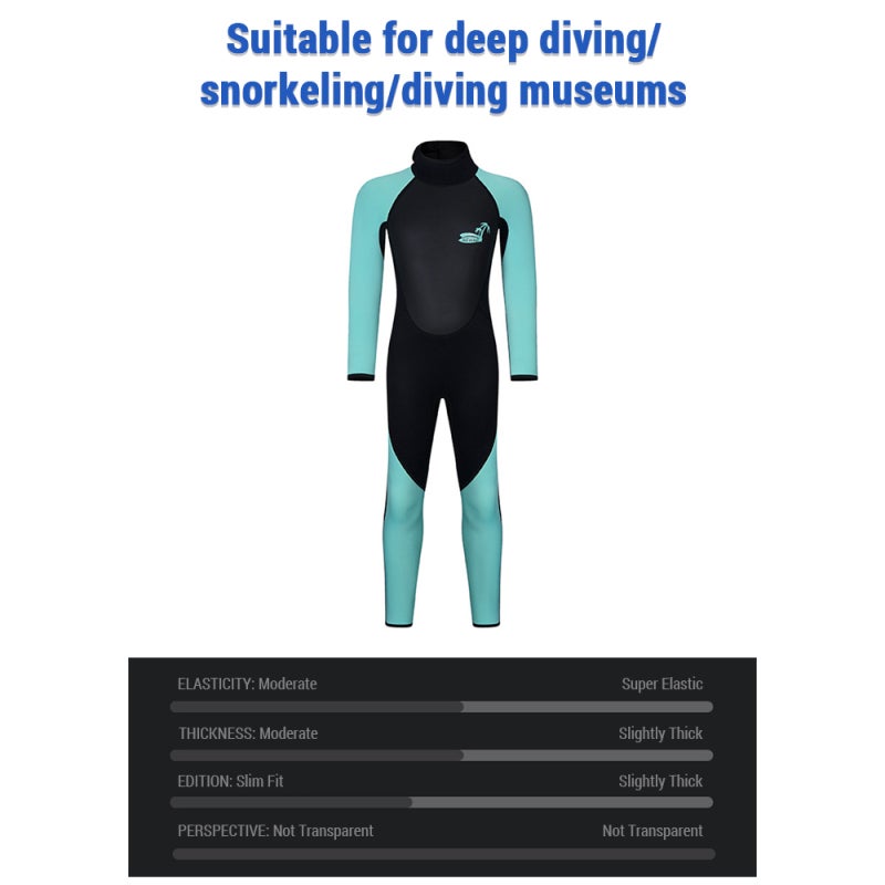 NEWAO Kids Wetsuit Perfect for Boys and Girls 3mm Thickness for Extra Warmth Neoprene Full Shorty Wet Suits in Cold Water for Surfing Swimming Diving Ideal Youth and Toddlers Surfing Wetsuit - Image 2