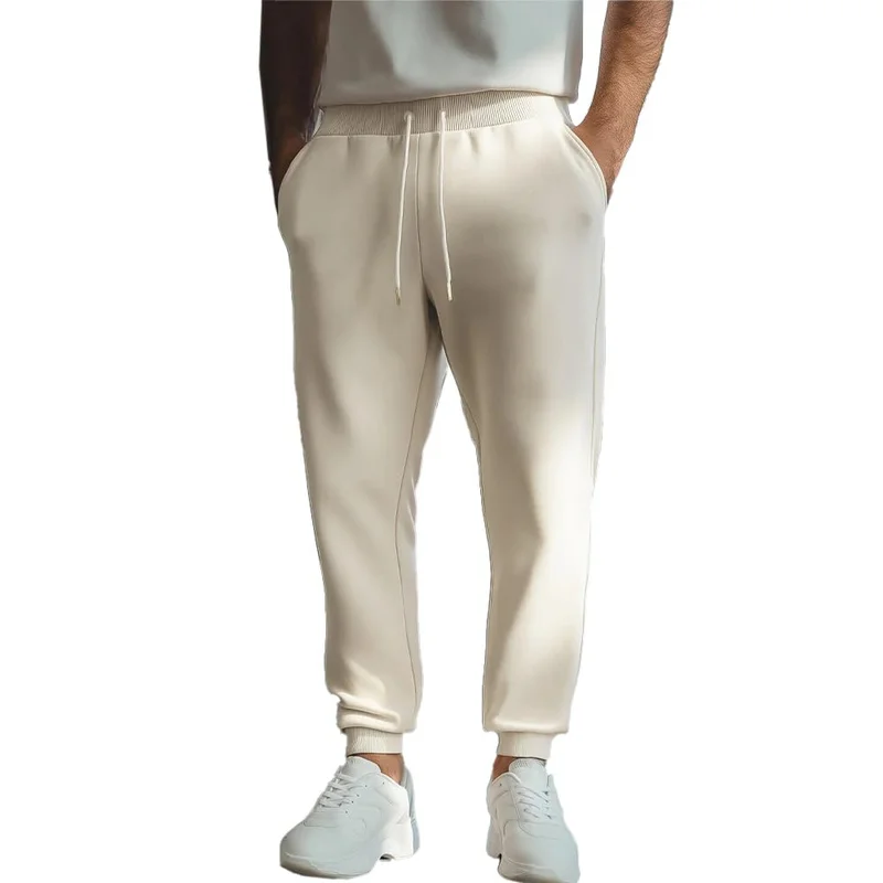 NOBERO Men's Regular Fit Joggers in Arctic Wolf