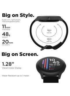 iTouch New Sport 4 Series Smartwatch Black Case Black Silicone Strap  - Image 2