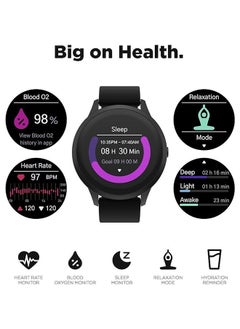 iTouch New Sport 4 Series Smartwatch Black Case Black Silicone Strap  - Image 3