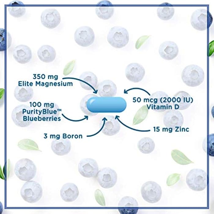 Purity Products MagBlue - Magnesium Bisglycinate Buffered & More - 90 Tablets - Image 4