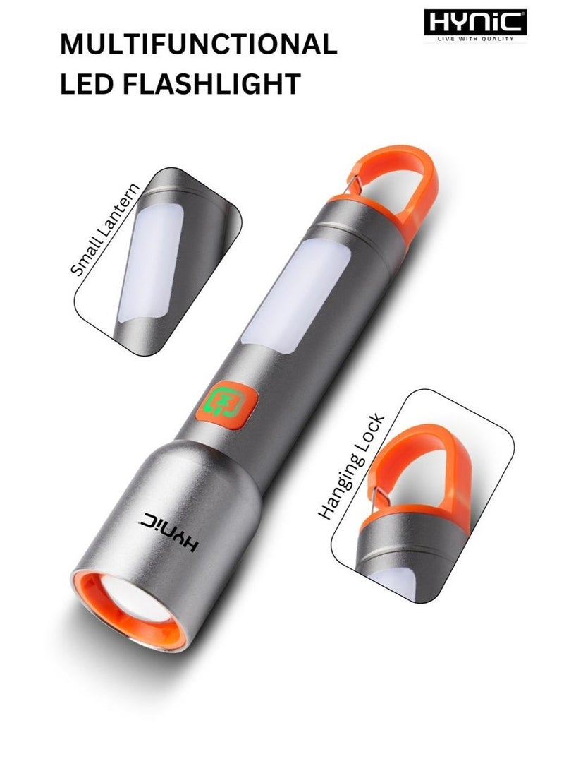 هاينك مصباح LED متعدد الوظائف بسعة 500 لومن مع فانوس مدمج، بطارية 4000 مللي أمبير أمبير، وتصميم قابل لإعادة الشحن من نوع C قابل للتحميل - Image 2