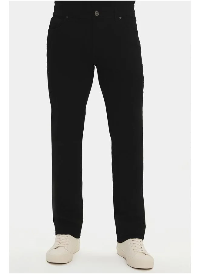 JUNE June Men Slim Fit Trouser Black